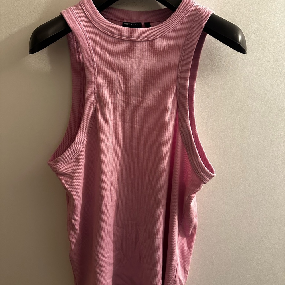 Pink Sleeveless unisex Top
